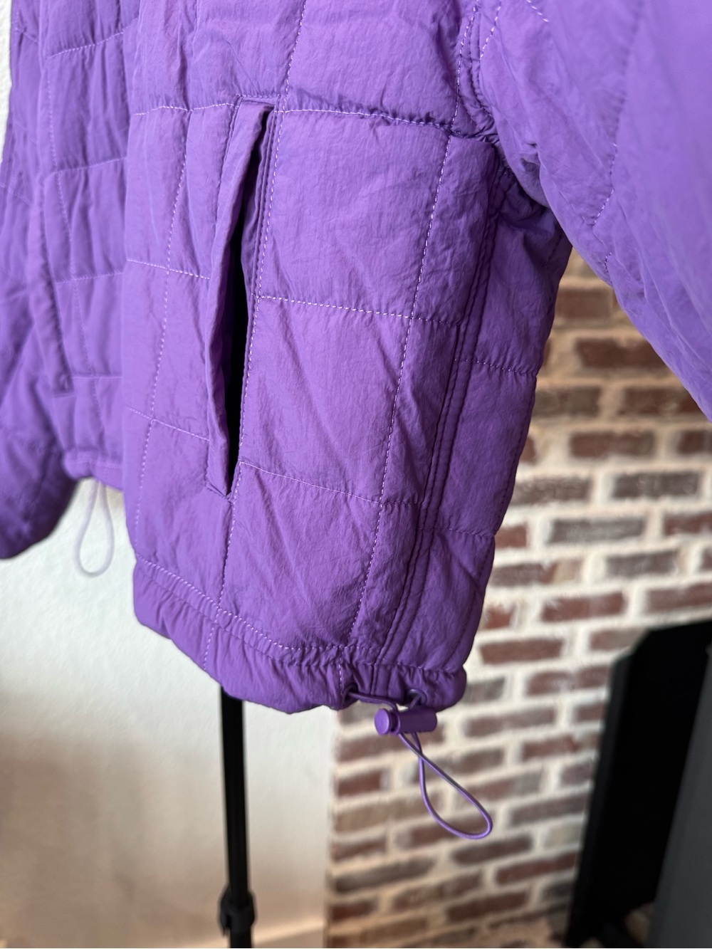 Ultra Light Packable Purple Quilt Jacket by Love Tree - Womens Size Large - Picture 3 of 9